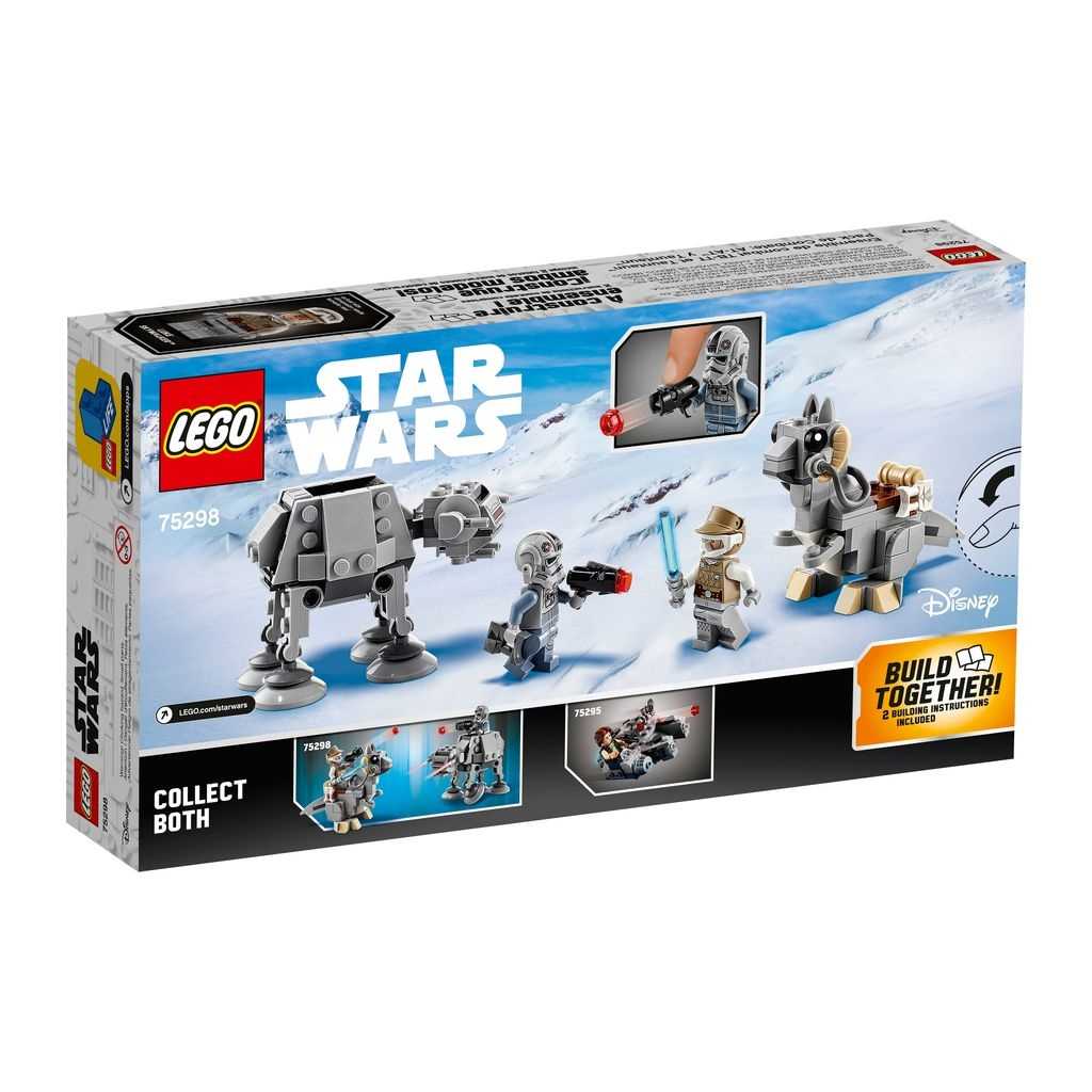 Star Wars Lego Microfighters: AT-AT vs. Tauntaun Edades 6+ # 75298 Artículo 205 Piezas | RBD-530846